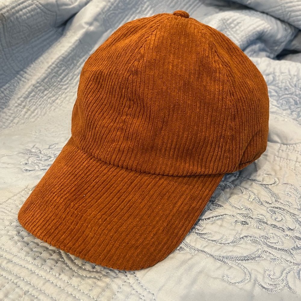 Macy's Men's Corduroy Cap - Rust Orange
